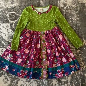 Wildflower girl’s Sz 10 Dress EUC long sleeved